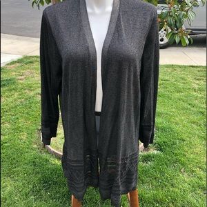 New Avenue Black Shimmering Cardigan 26/28